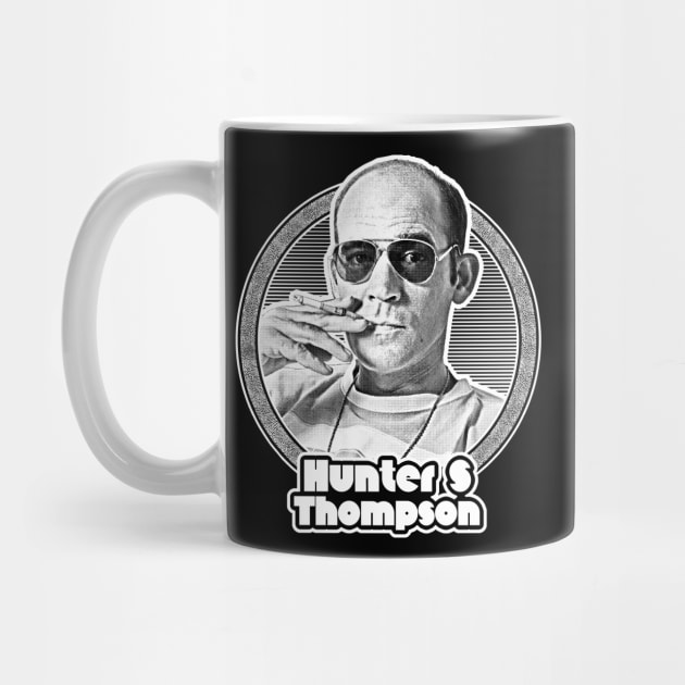 Hunter S Thompson /// Retro Styled Fan Art Design by DankFutura